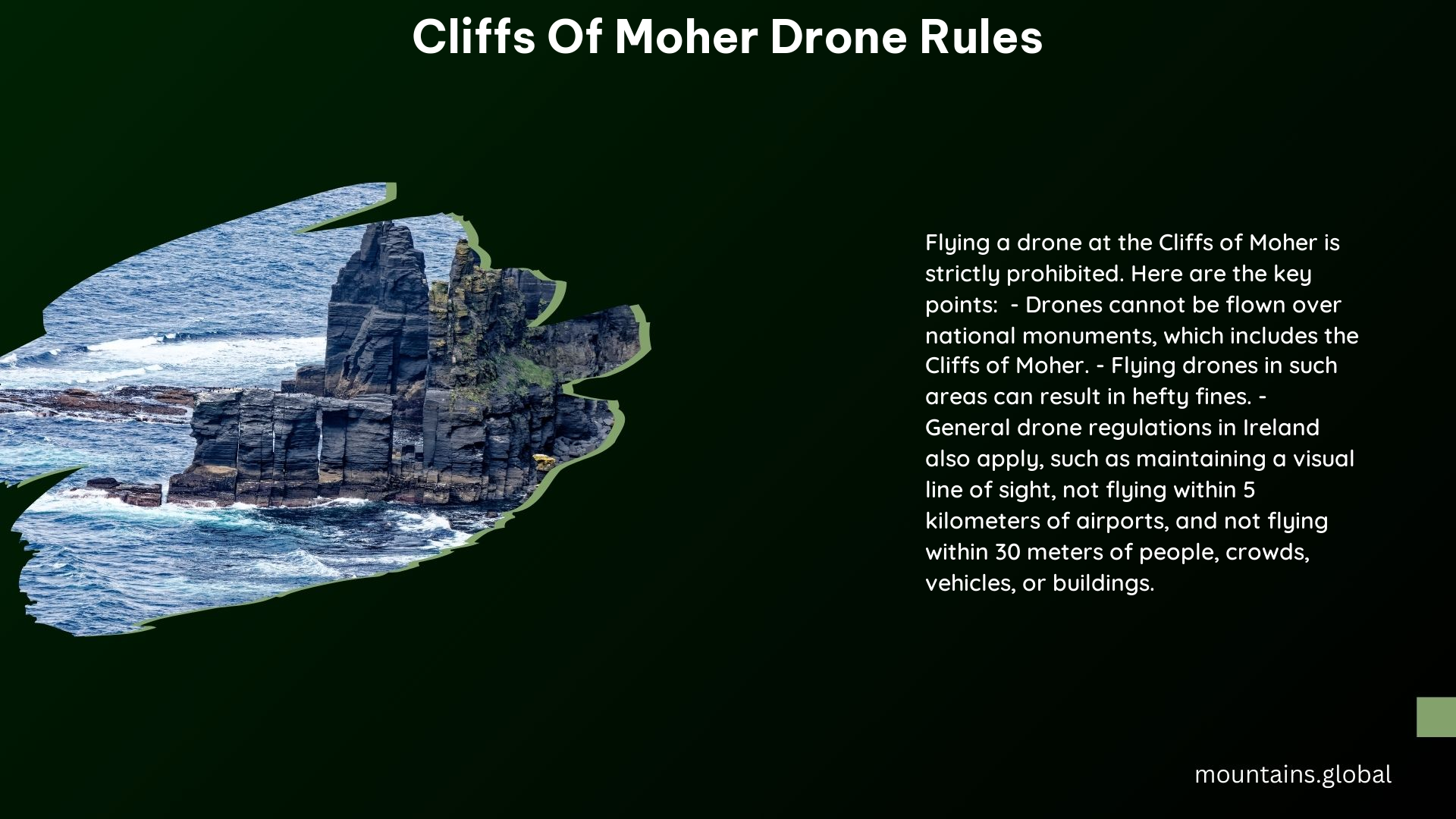 cliffs of moher drone rules