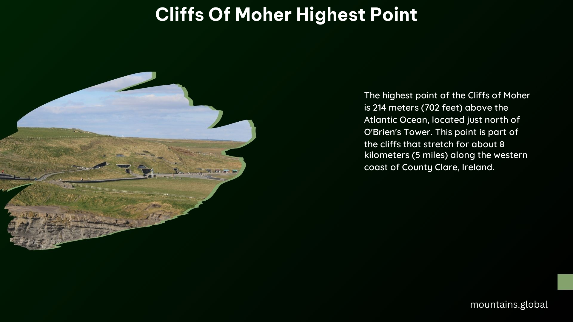 cliffs of moher highest point