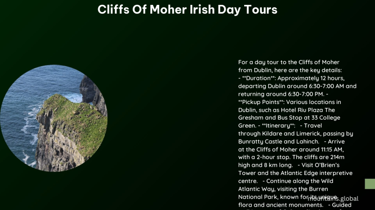 cliffs of moher irish day tours