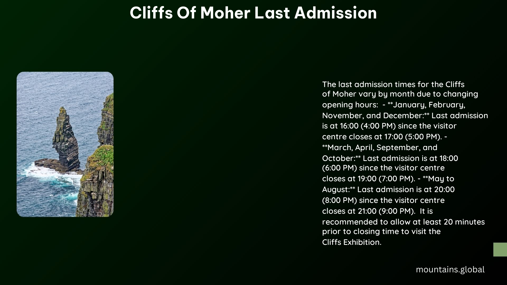 cliffs of moher last admission