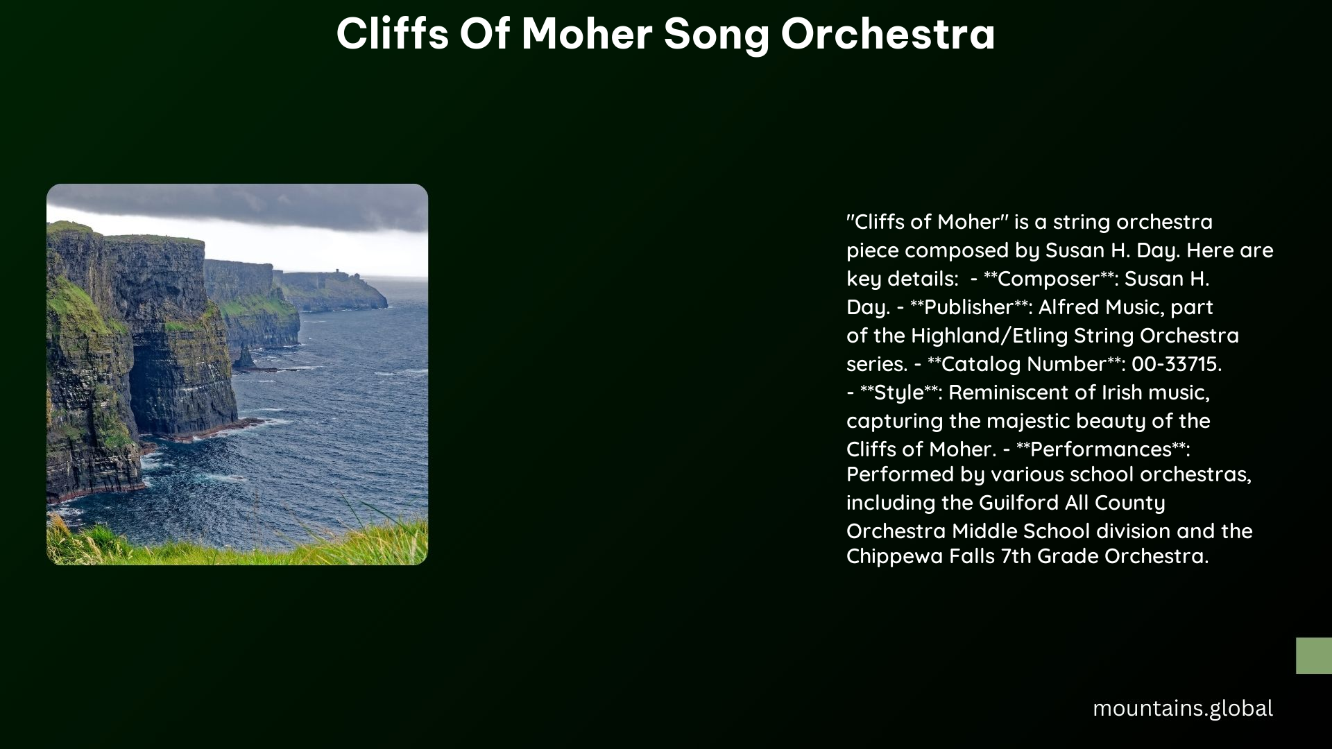 cliffs of moher song orchestra