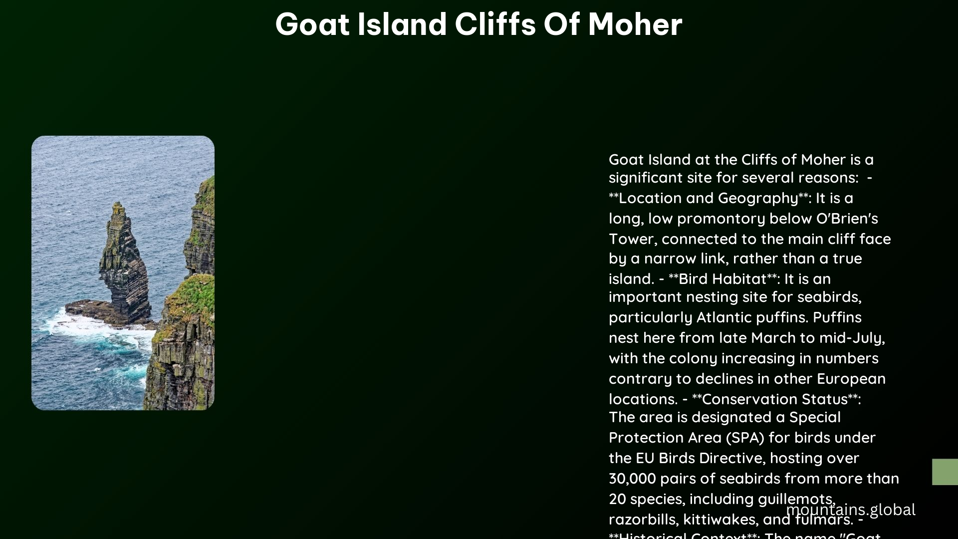 goat island cliffs of moher