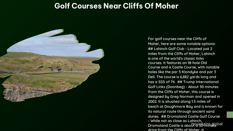 golf courses near cliffs of moher