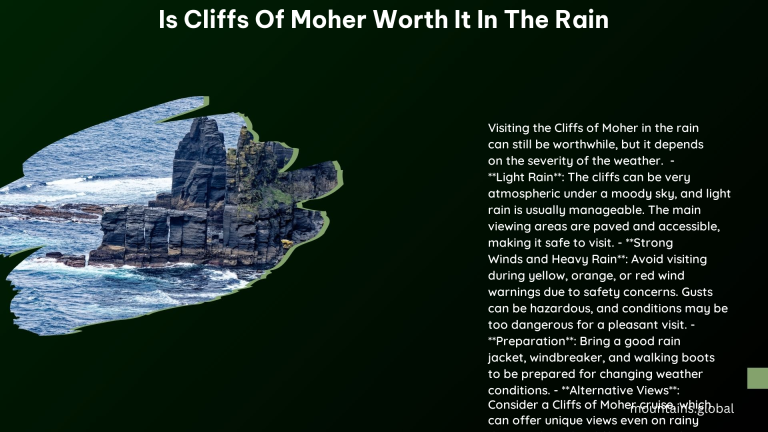 is cliffs of moher worth it in the rain