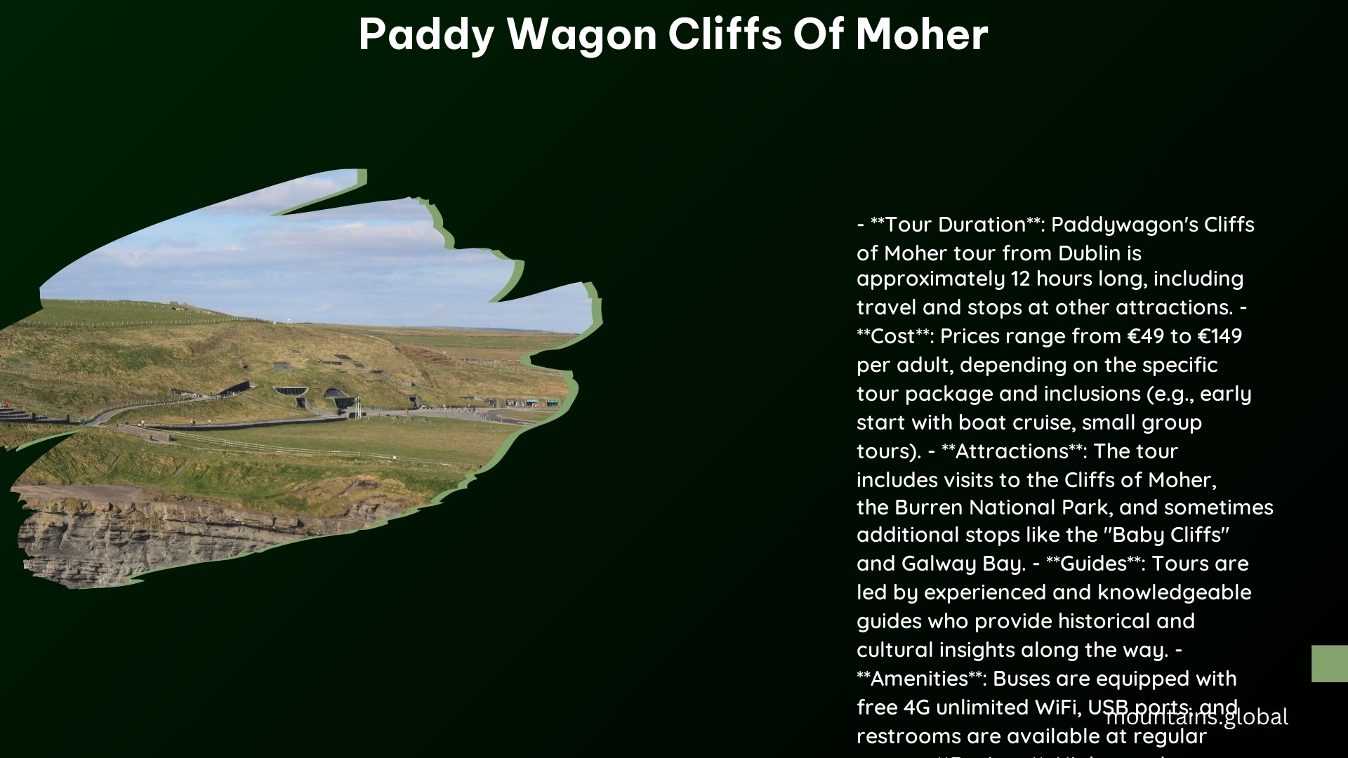 paddy wagon cliffs of moher