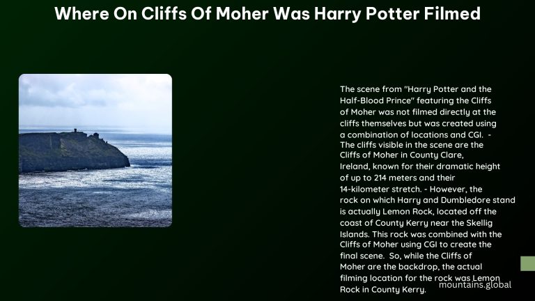 where on cliffs of moher was harry potter filmed