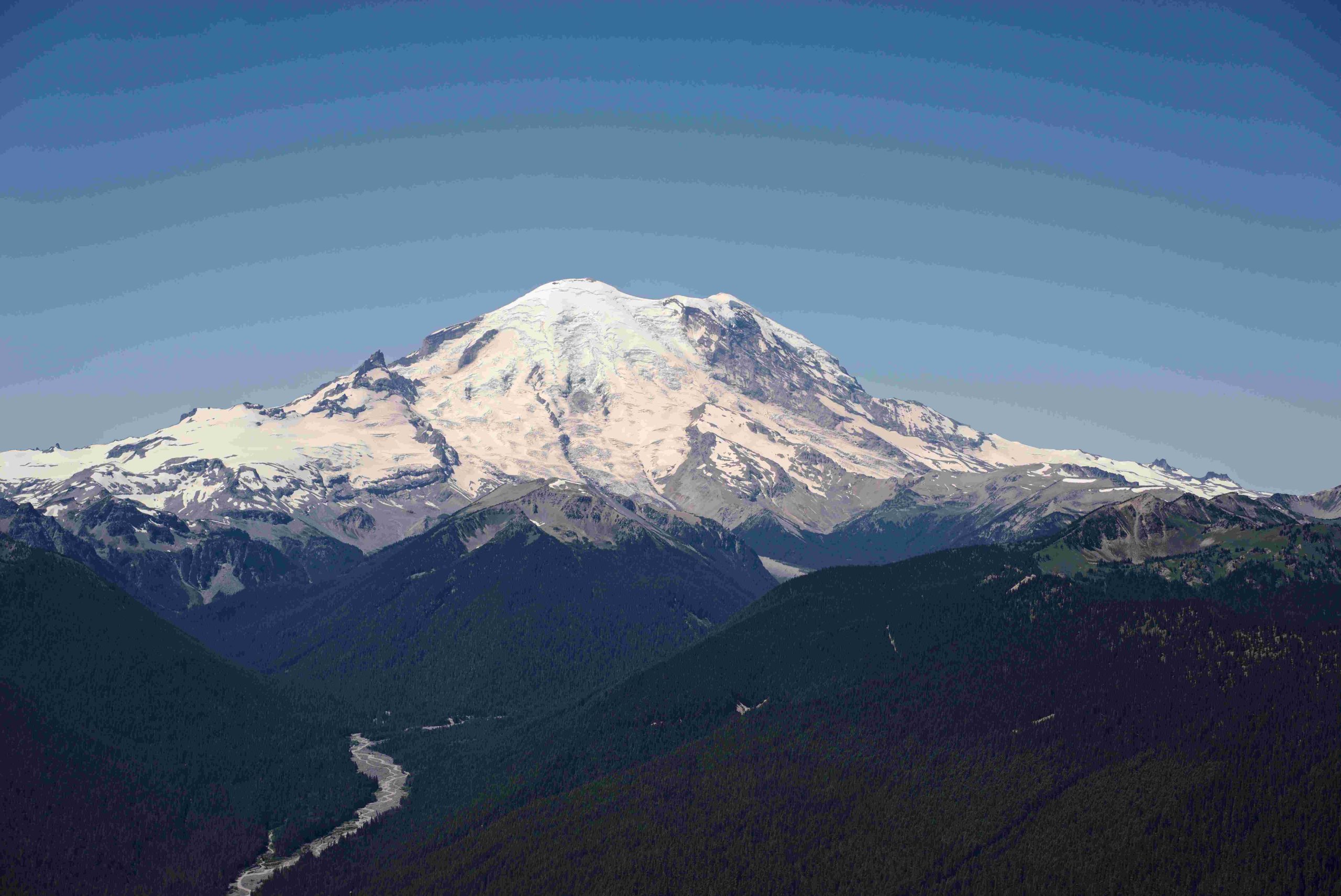 mount rainier eruption ash coverage scenerio